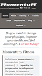 Mobile Screenshot of a2momentumfitness.com